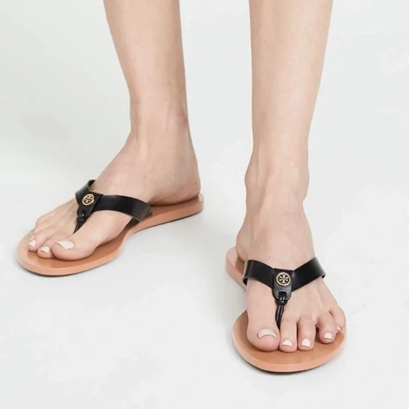 Tory Burch Shoes Tory Burchmanon Leather Thong Sandals Size 7 New Poshmark